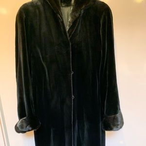 Mink Long Coat. Unbranded. Size Large